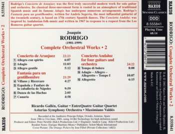 CD Joaquín Rodrigo: Complete Orchestral Works • 2 - Concierto De Aranjuez / Fantasía Para Un Gentilhombre / Concierto Andaluz 332378