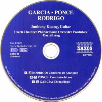 CD Joaquín Rodrigo: GARCIA • PONCE • RODRIGO 256700