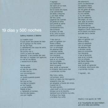 CD Joaquín Sabina: 19 Días Y 500 Noches 406990