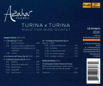 CD Joaquin Turina: Turina x Turina. Music For Wind Quintet 454005
