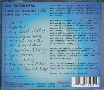 CD Joe Bonamassa: A New Day Yesterday Live 25031