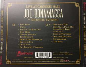 2CD Joe Bonamassa: Live At Carnegie Hall – An Acoustic Evening 20735