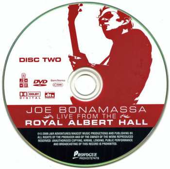 2DVD Joe Bonamassa: Live From The Royal Albert Hall 21217