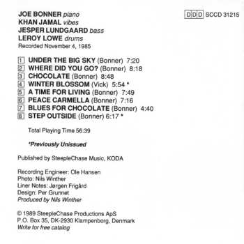 CD Joe Bonner Quartet: Suite For Chocolate