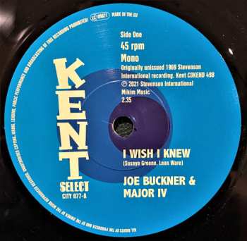 Album Joe Buckner: I Wish I Knew / I Stand Blue
