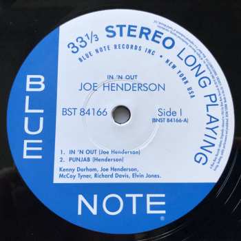 LP Joe Henderson: In 'N Out 17482