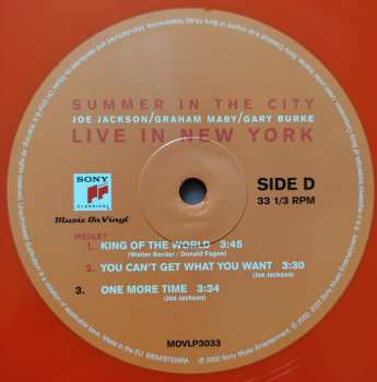 2LP Joe Jackson: Summer In The City - Live In New York LTD | NUM | CLR 442193