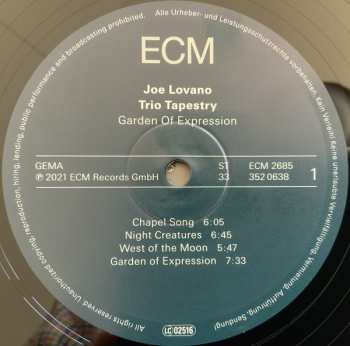 LP Joe Lovano: Garden Of Expression 72340