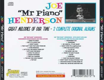CD Joe "Mr Piano" Henderson: Great Melodies Of Our Time - 2 Complete Original Albums 429114