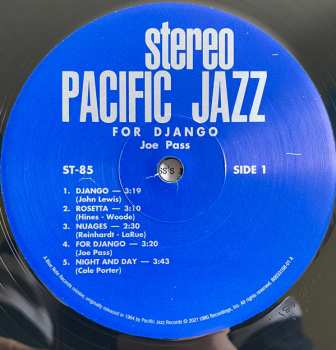LP Joe Pass: For Django 390227