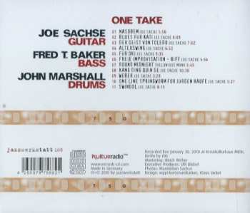CD Joe Sachse: One Take 248385