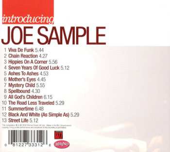 CD Joe Sample: Introducing Joe Sample 536923