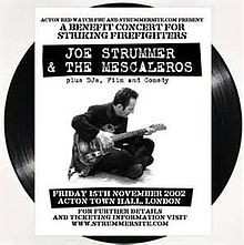 Joe Strummer & The Mescaleros: Friday 15th November 2002 Acton Town Hall, London