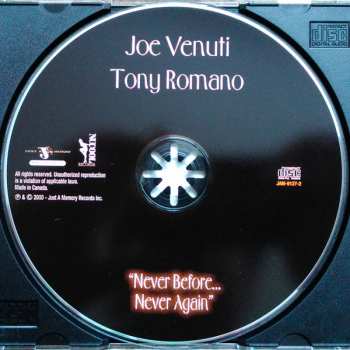 CD Joe Venuti: Never Before... Never Again 49522