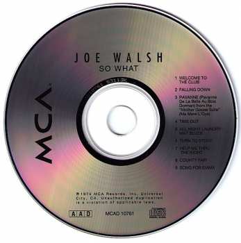 CD Joe Walsh: So What 33267