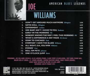 CD Joe Williams: Having The Blues Under European Sky 292736