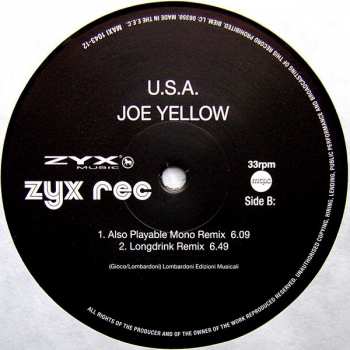 LP Joe Yellow: U.S.A. 69778