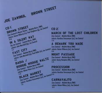 2CD Joe Zawinul: Brown Street 6020