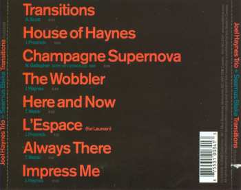 CD Joel Haynes Trio: Transitions 257683