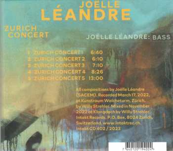 CD Joëlle Léandre: Zurich Concert 424226