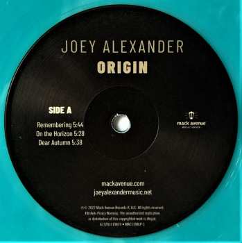 2LP Joey Alexander: Origin CLR 491396