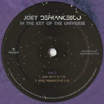 2LP Joey DeFrancesco: In The Key Of The Universe 82395