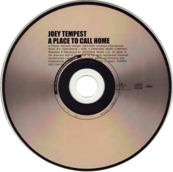 CD Joey Tempest: A Place To Call Home LTD 540099