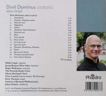 CD Johan Duijck: Dixit Dominus Oratorio 246339