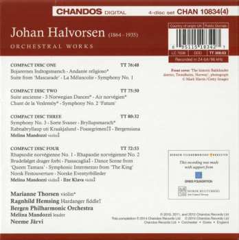 4CD/Box Set Johan Halvorsen: Orchestral Works 121879