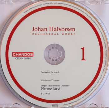 CD Johan Halvorsen: Orchestral Works Vol.1 311981