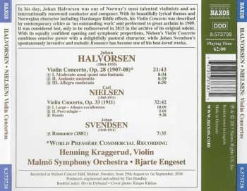 CD Johan Halvorsen: Violin Concertos - Romance 191388