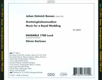 CD Johan Helmich Roman: Drottningholmsmusiken (Music For A Royal Wedding)	 115395