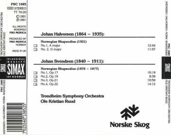 CD Johan Svendsen: Norwegian Rhapsodies 257375
