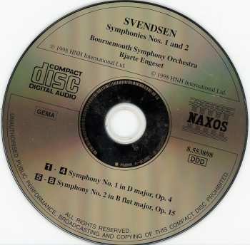 CD Johan Svendsen: Symphonies Nos. 1 And 2 281953