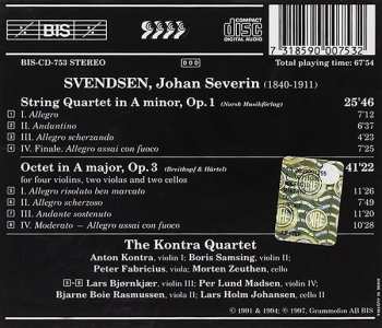 CD Johan Svendsen: String Quartet In A Minor, Op.1, Octet In A Major, Op. 3