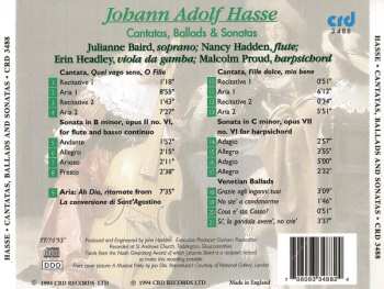 CD Johann Adolf Hasse: Cantatas, Ballads & Sonatas 527365