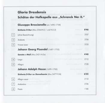 CD Johann Adolf Hasse: Gloria Dresdensis 149827
