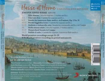 CD Johann Adolf Hasse: Hasse At Home 319105
