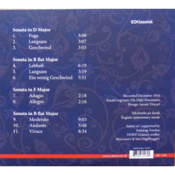 CD Johann Adolph Scheibe: Sonatas For Organ  345341