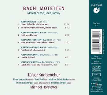 CD Johann Bach: Bach Motetten 409050
