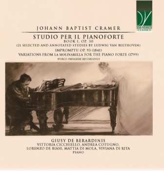 Album Johann Baptist Cramer: Studio Per Il Pianoforte, Book 1, Op. 30 (21 Selected And Annotated Studies By Ludwig Van Beethoven)