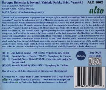 CD Johann Baptist Vanhal: Baroque Bohemia & Beyond 117181