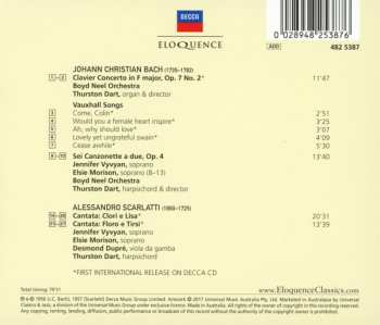 CD Johann Christian Bach: Mr. Bach At Vauxhall Gardens 494543