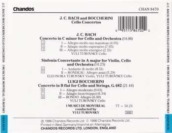 CD Johann Christian Bach: Cello Concertos In C Minor - Sinfonia Concertante In A Major - Cello Concerto In B Flat G.482 284809