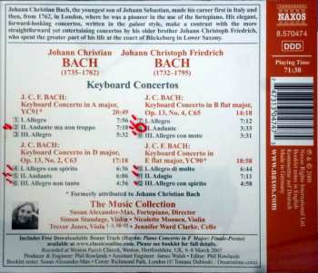 CD Johann Christian Bach: Keyboard Concertos 259274