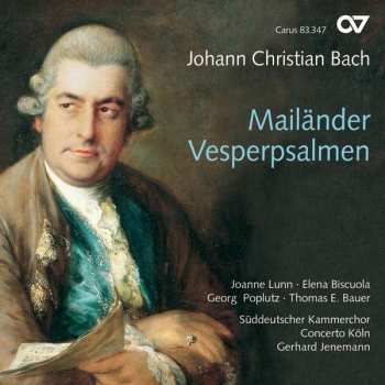 Album Johann Christian Bach: Mailänder Vesperpsalmen