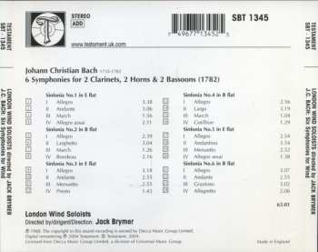 CD Johann Christian Bach: Six Symphonies For Wind 325785