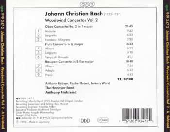CD Johann Christian Bach: Woodwind Concertos Vol. 2 278184