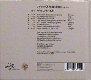 CD Johann Christoph Bach: Welt, Gute Nacht 479395