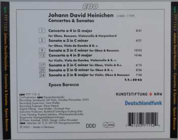 CD Johann David Heinichen: Concertos & Sonatas 154815